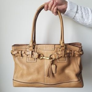 Coach tan purse